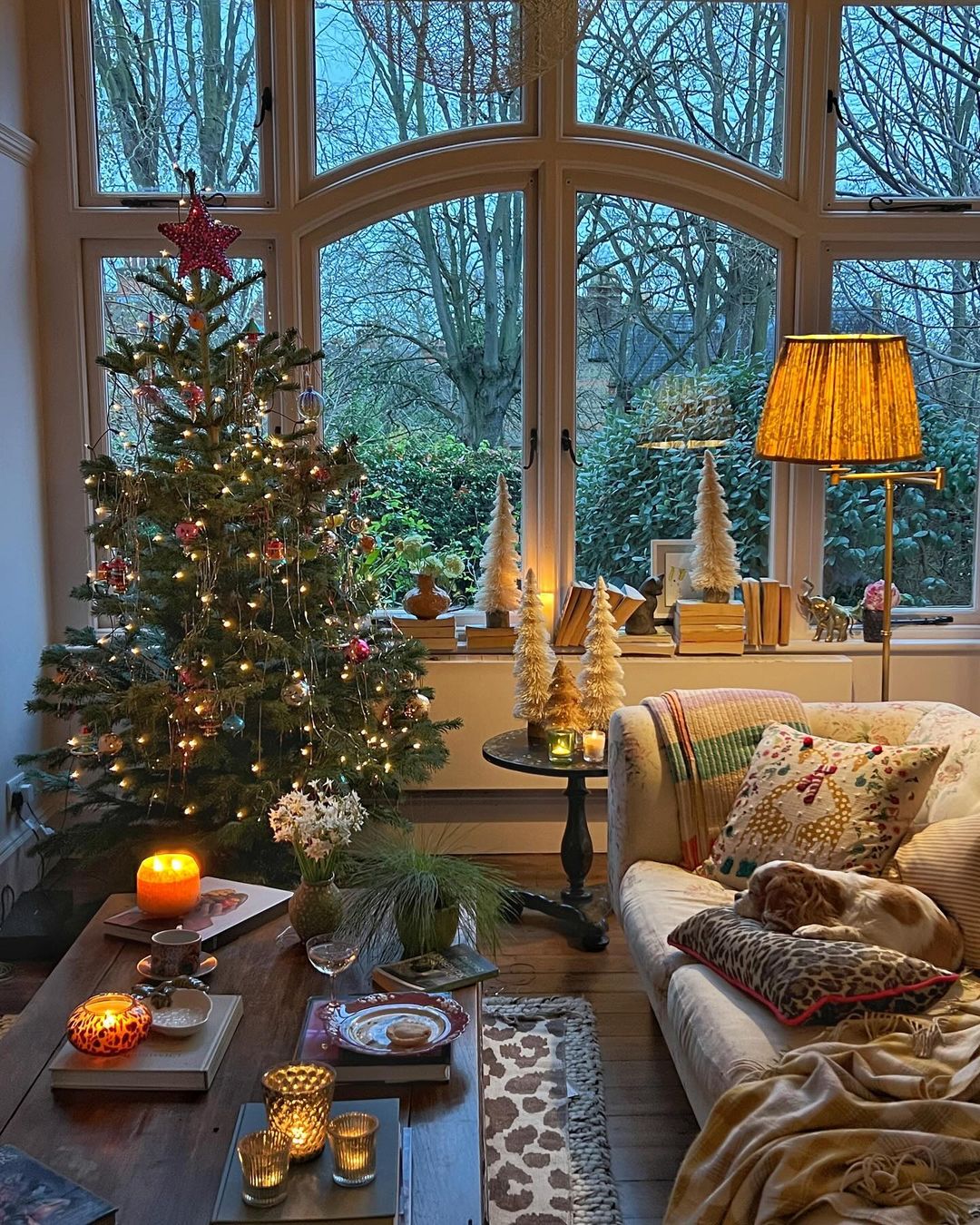 11. Cozy Christmas by the Window: A Peaceful Winter Retreat