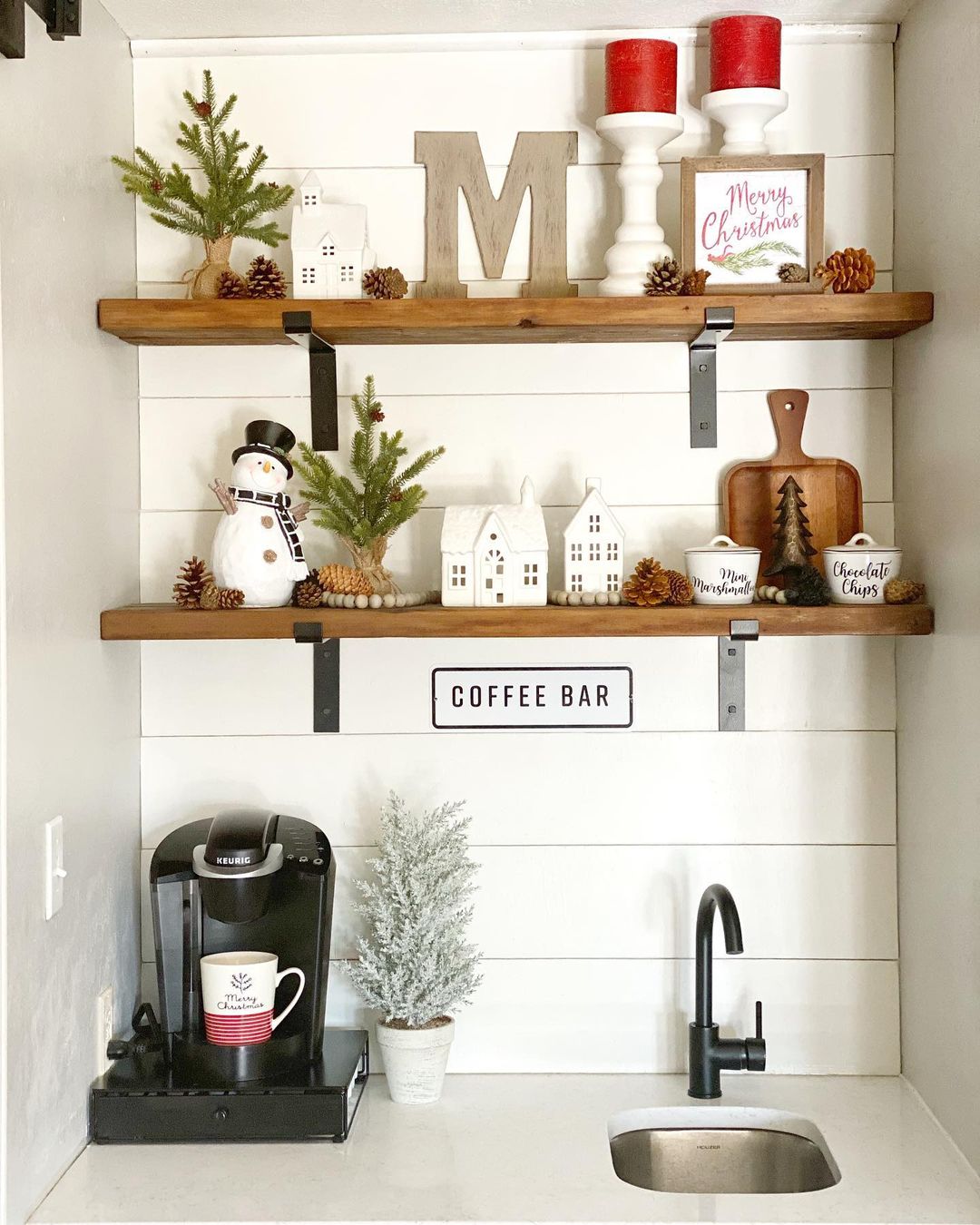 Cozy Christmas Coffee Nook