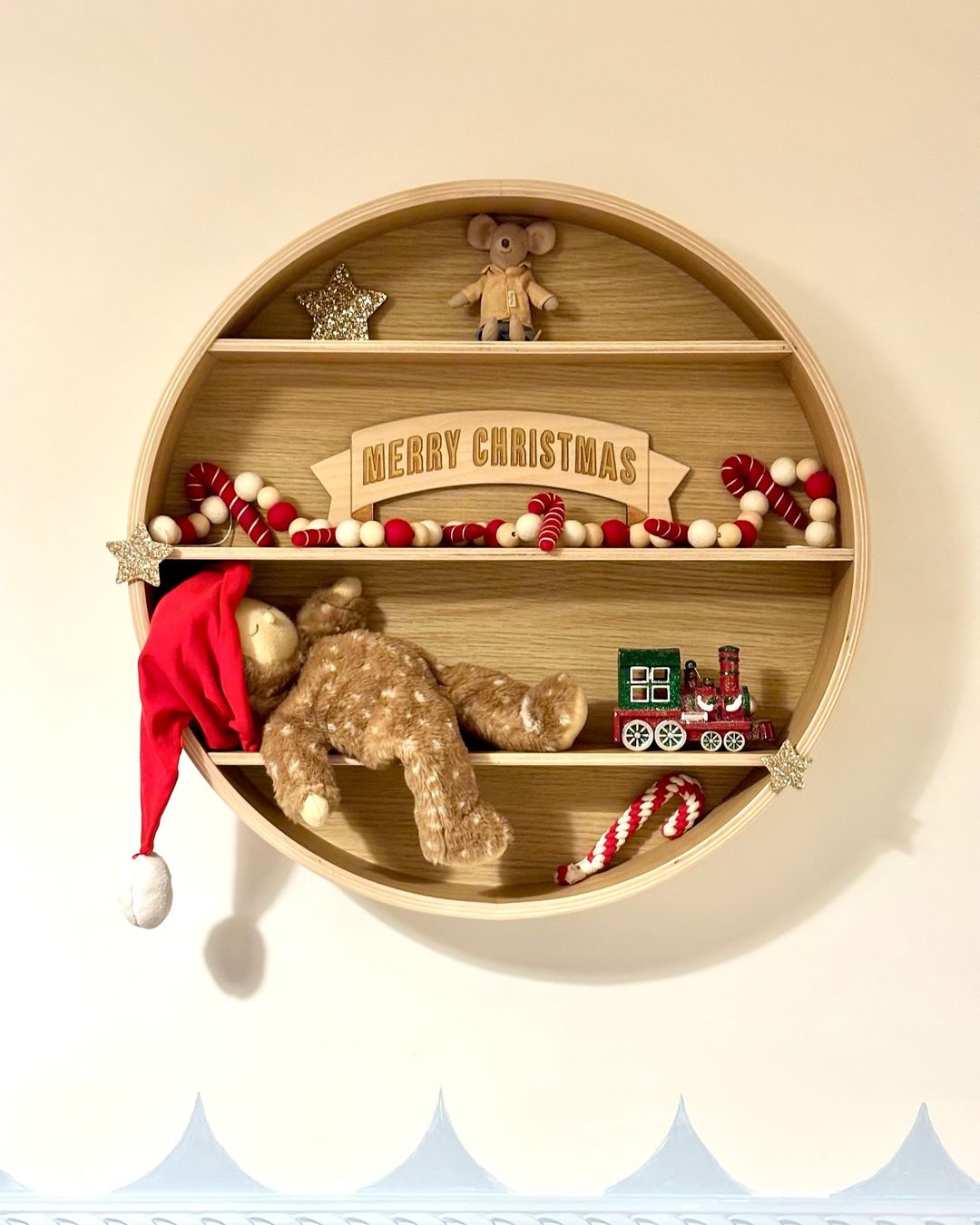  Whimsical Christmas Shelf