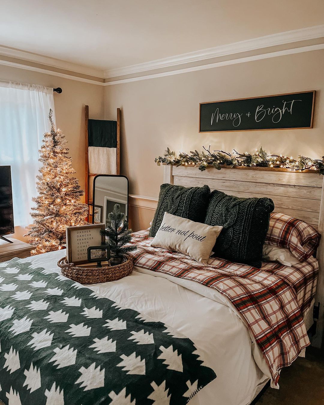 Cozy Plaid Holiday Retreat