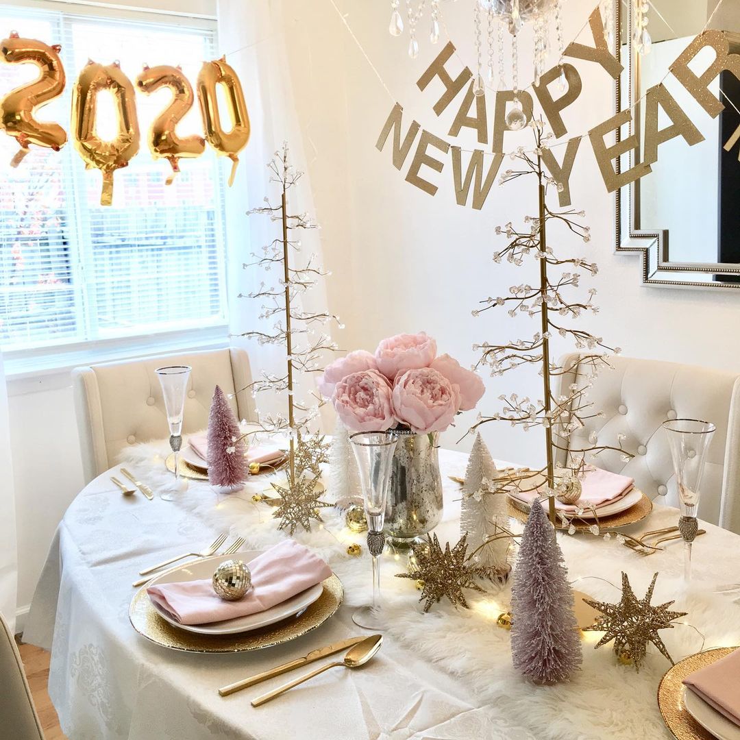 Blush and Gold New Year Glam