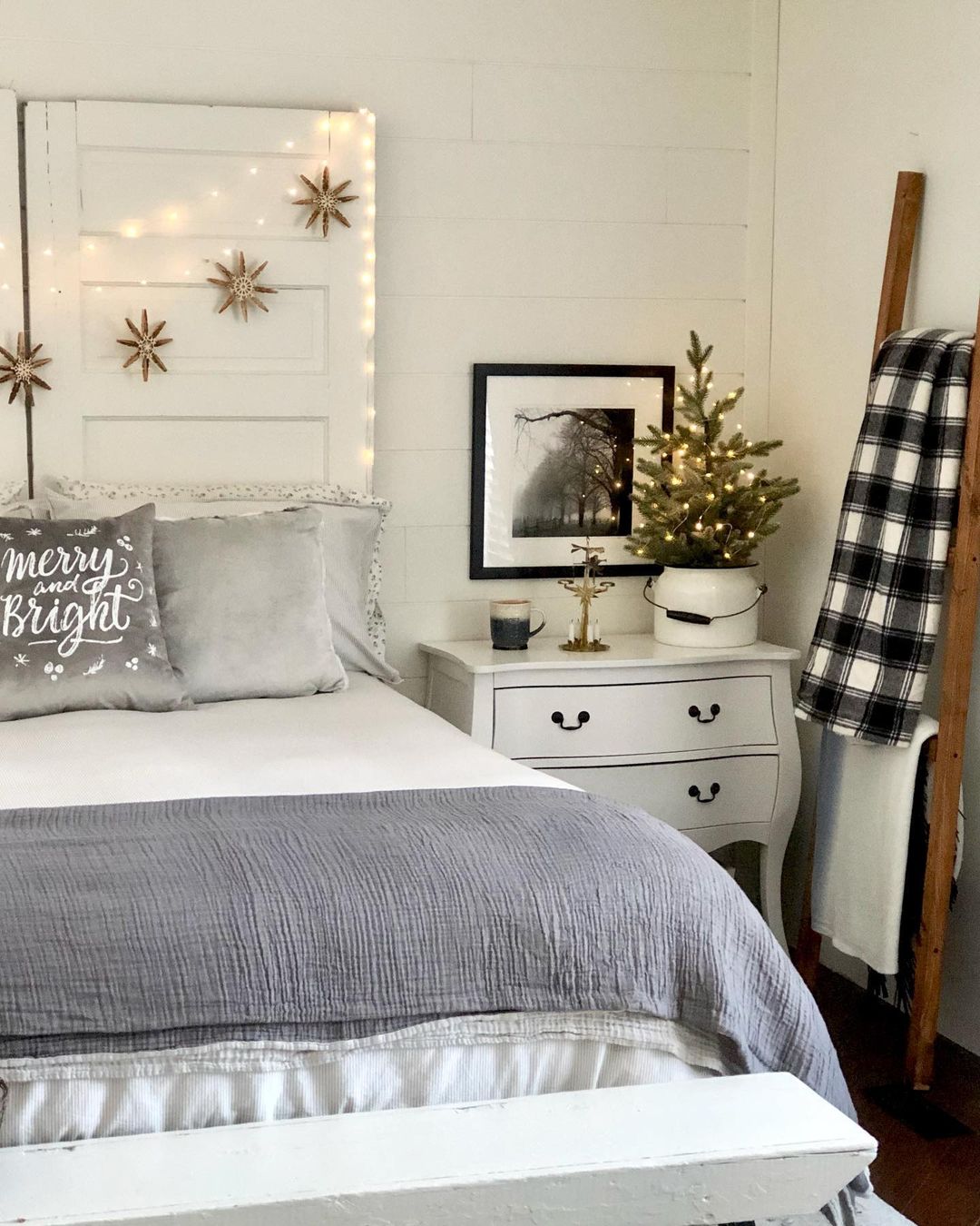 Cozy Christmas Bedroom