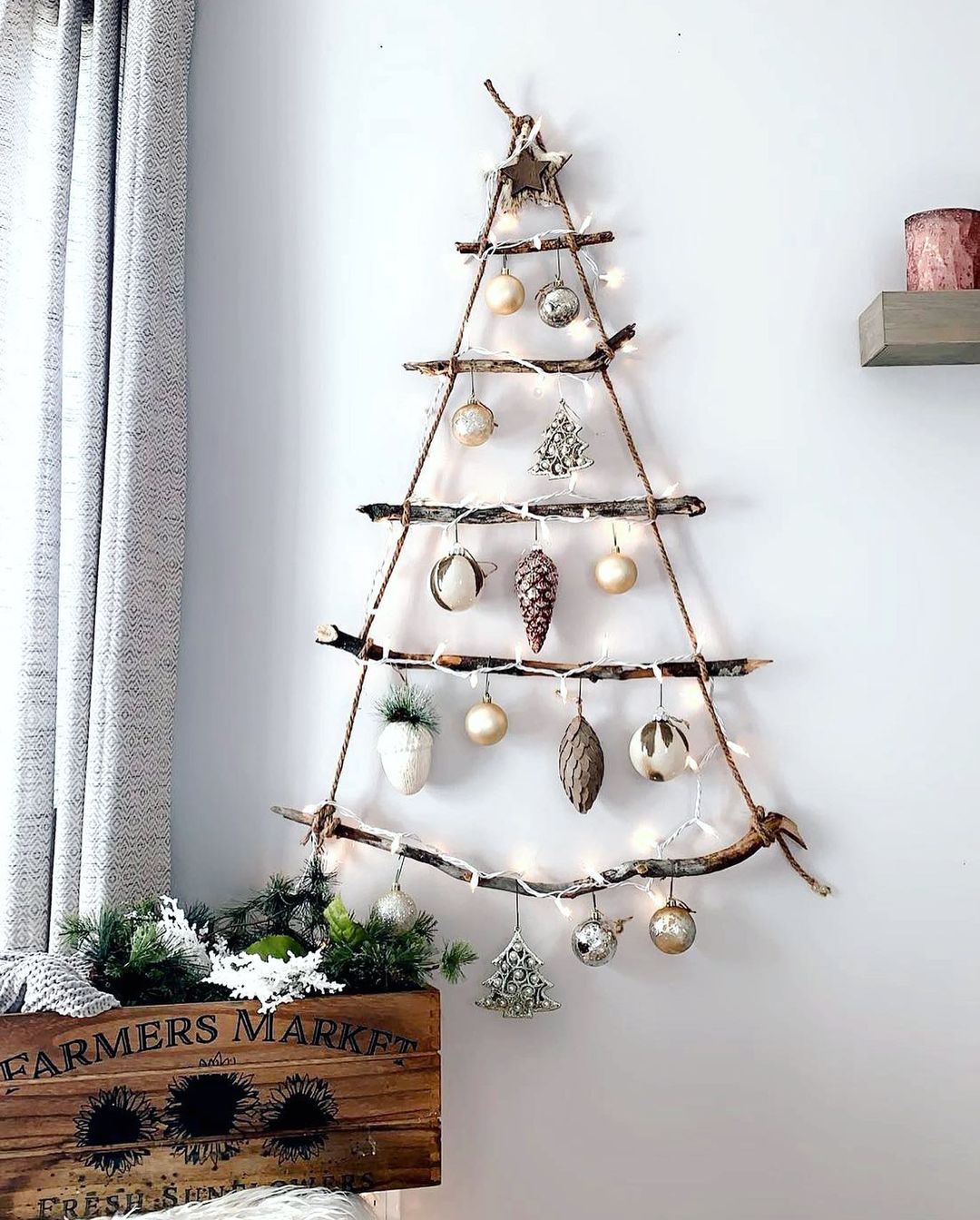 Elegant Rustic Wall Tree