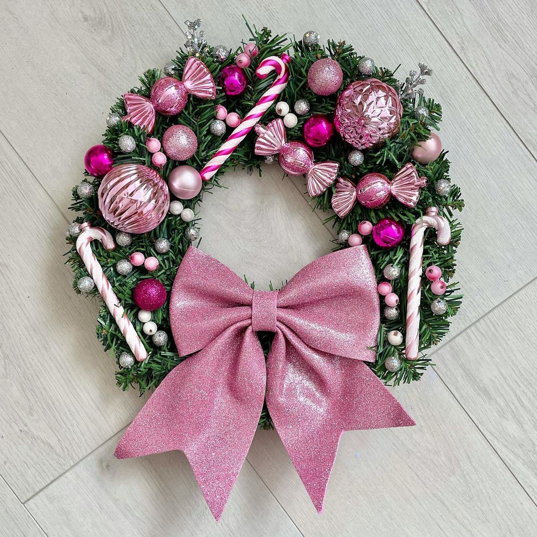 Pink Candy Dream Wreath