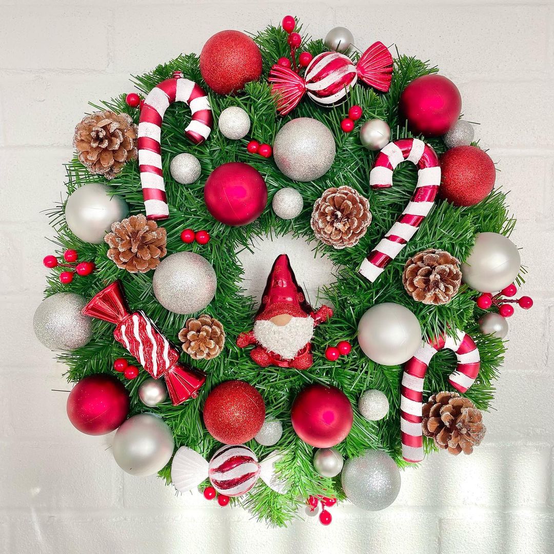 Gnome's Candy Wonderland Wreath