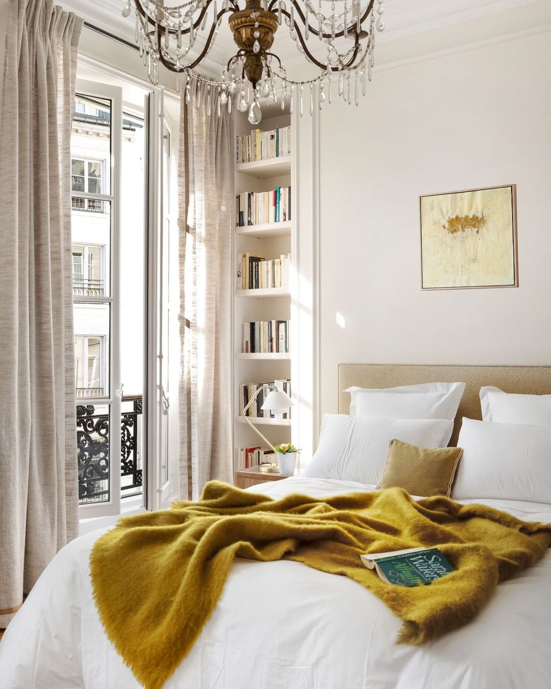 Elegant Parisian Reading Nook