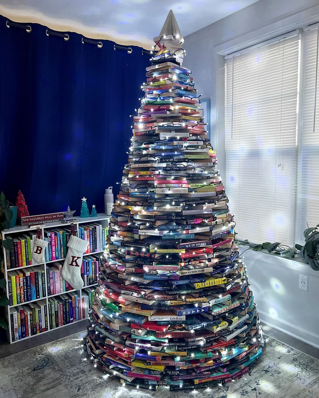 Festive Book Tree Magic