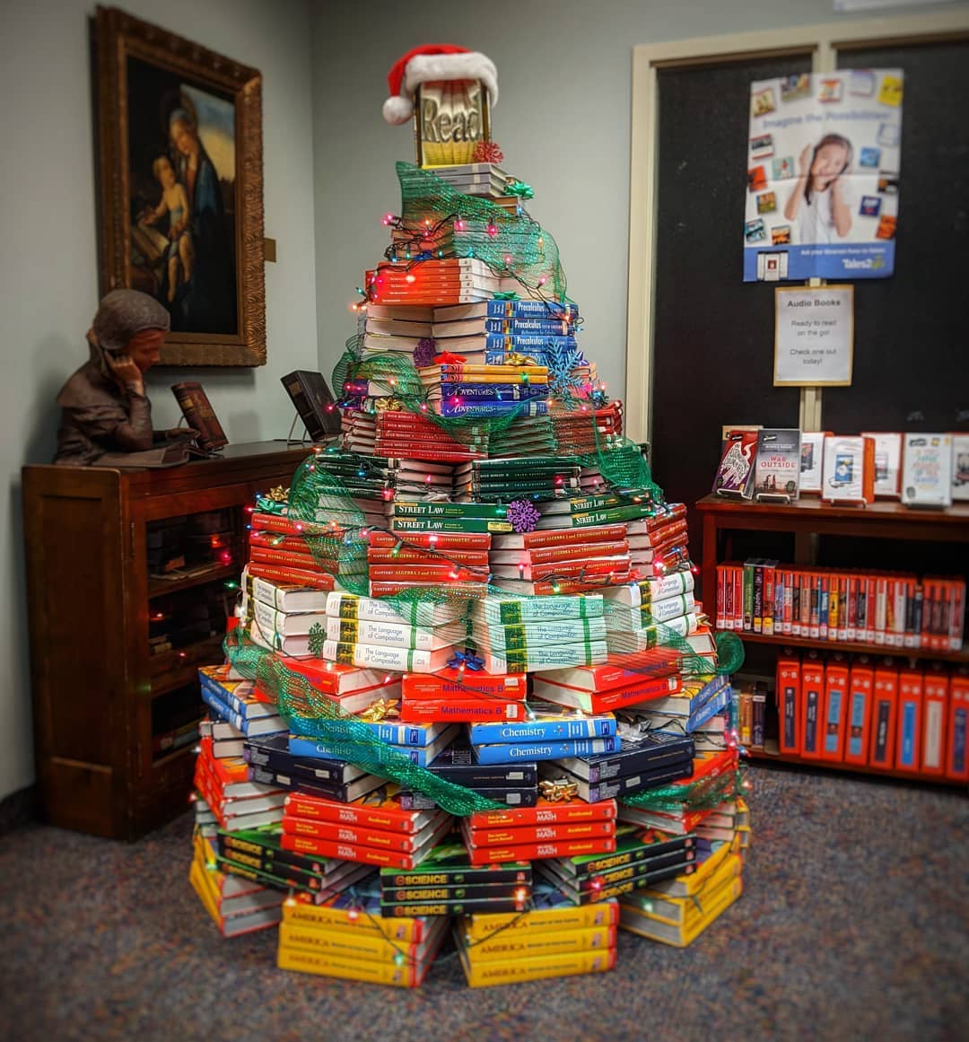 Scholarly Christmas Tree