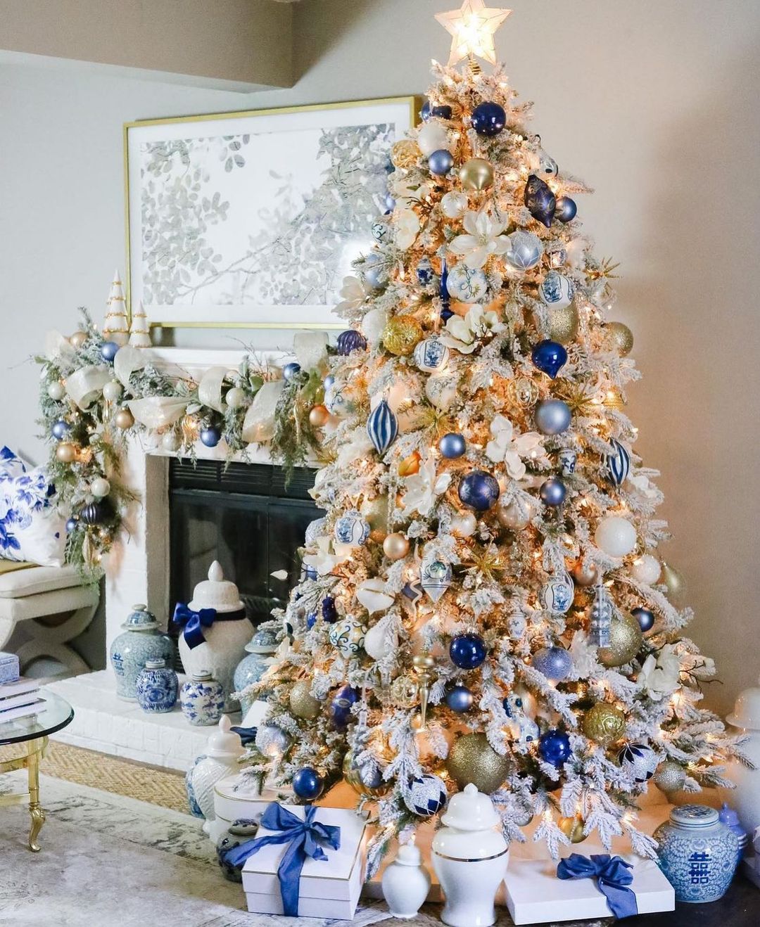 Frosted Chinoiserie Holiday Glam