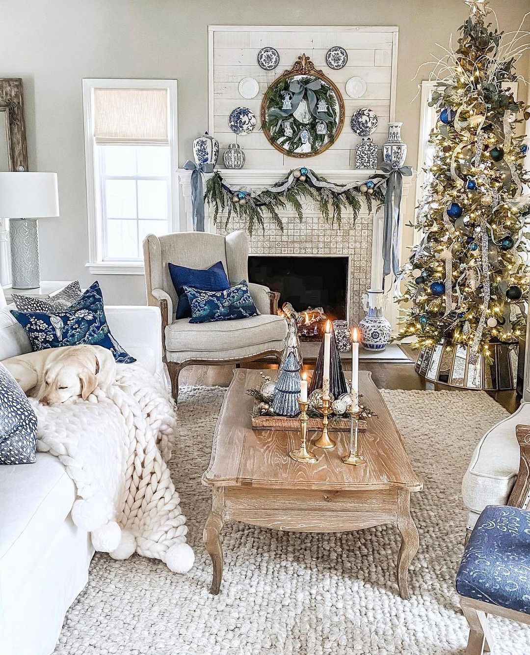 Cozy Chinoiserie Holiday Retreat