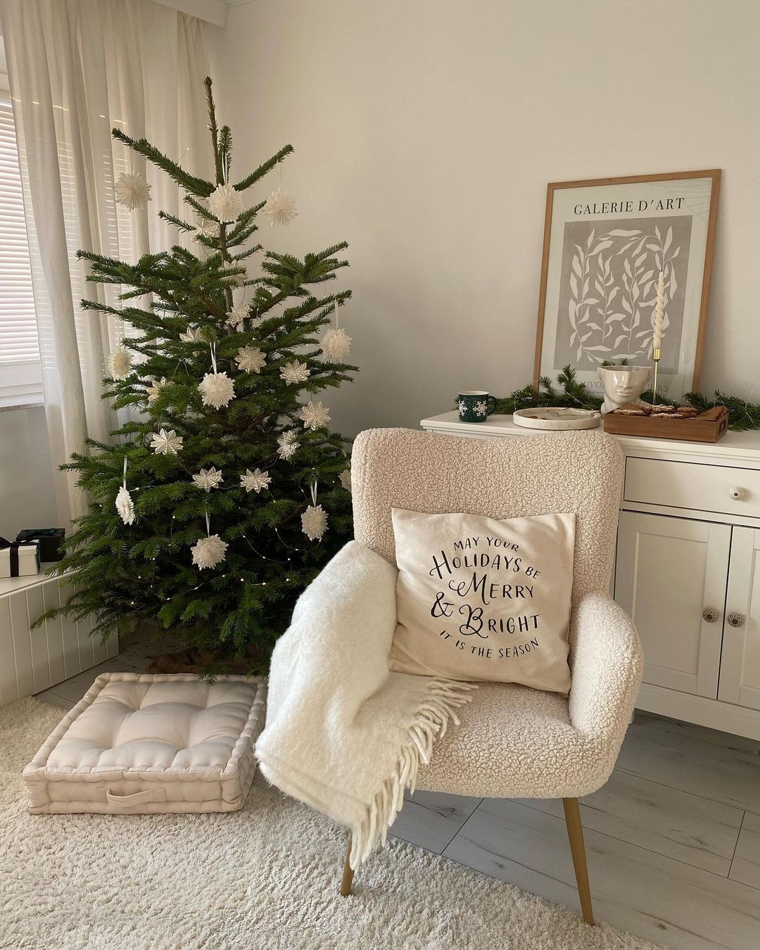 Soft and Cozy Christmas Corner