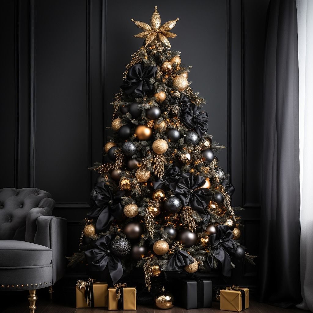 Luxe Black and Gold Christmas