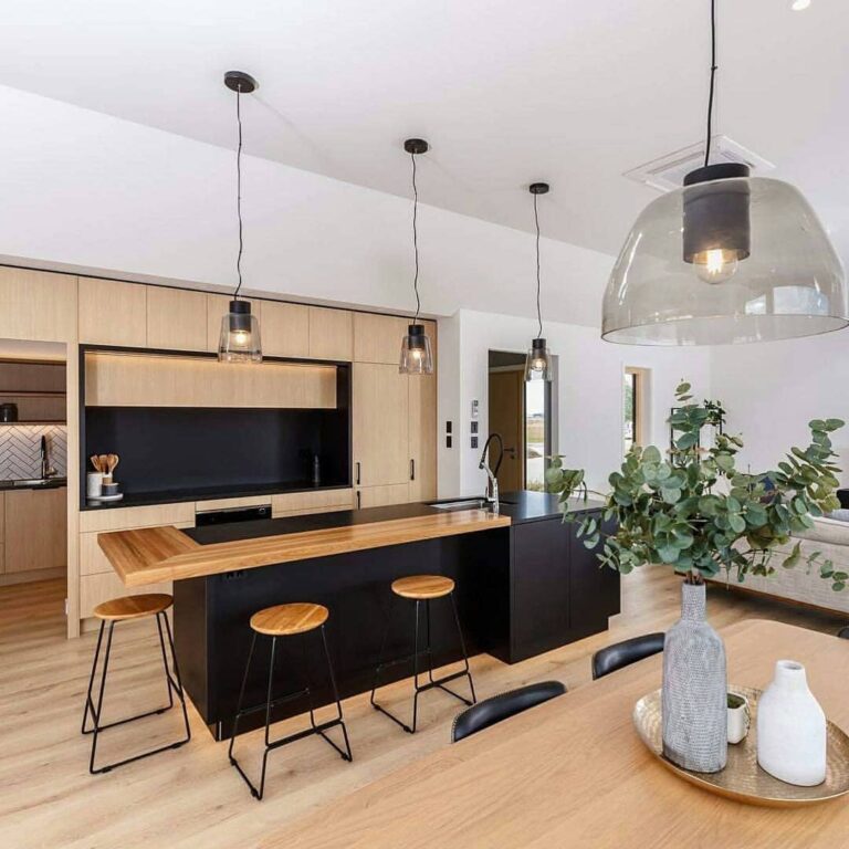 20 Sleek And Chic Black And Oak Kitchen Ideas You Should See