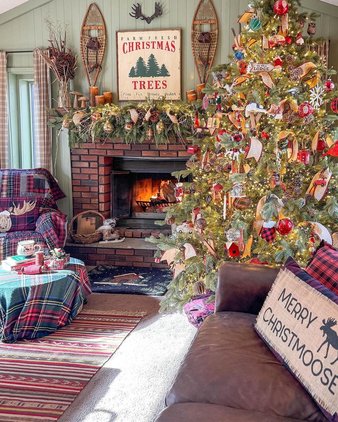 11. Woodland Christmas Lodge