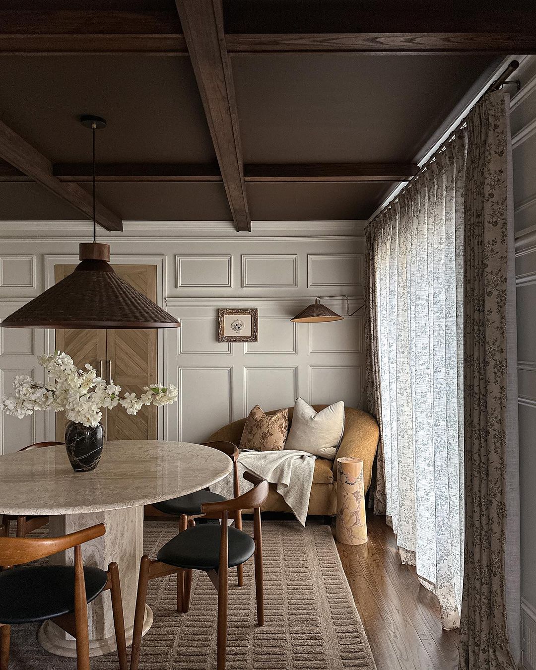 Cozy Sophistication with Rustic Accents In 2024