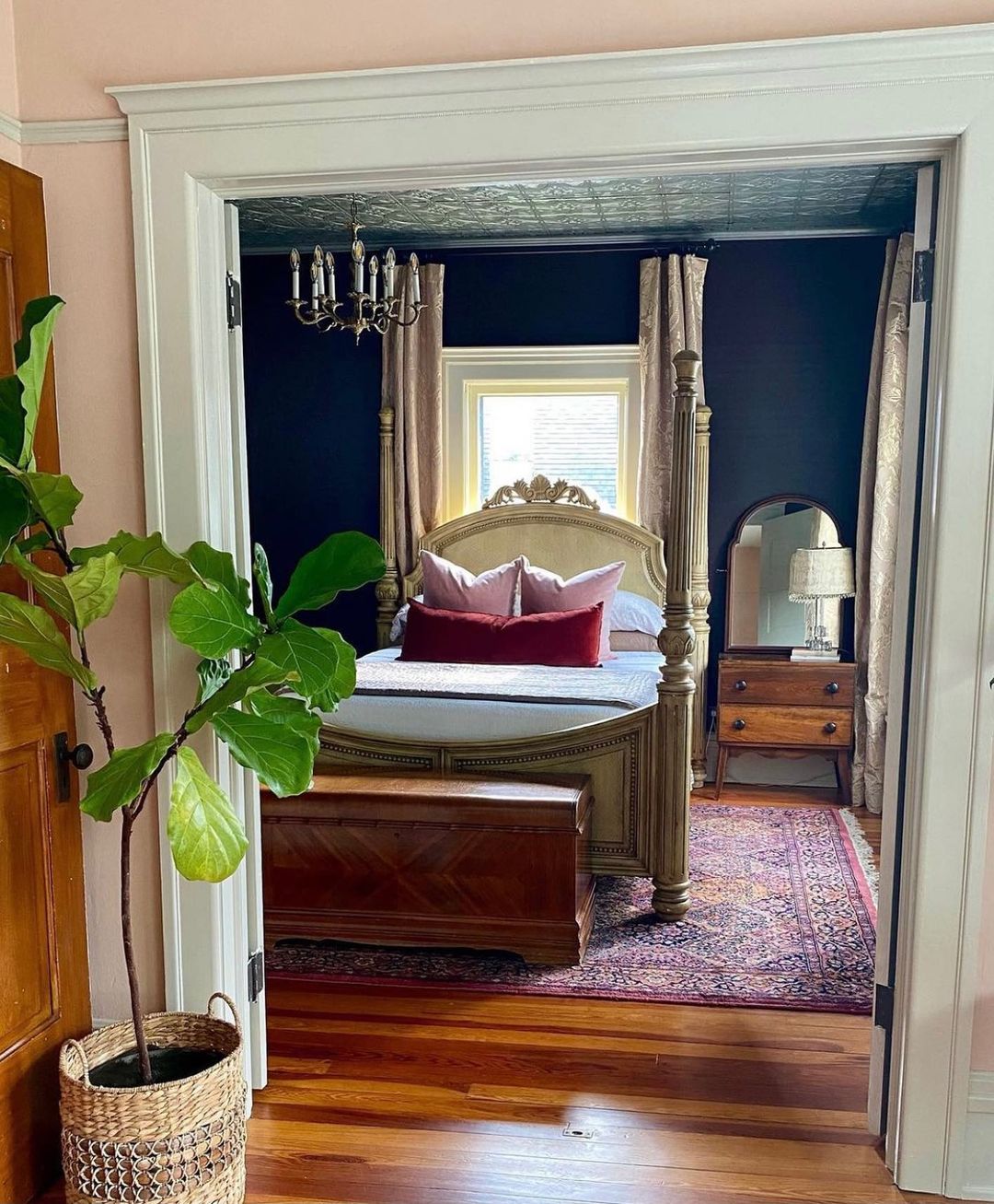 Four-Poster Elegance in a Victorian Bedroom