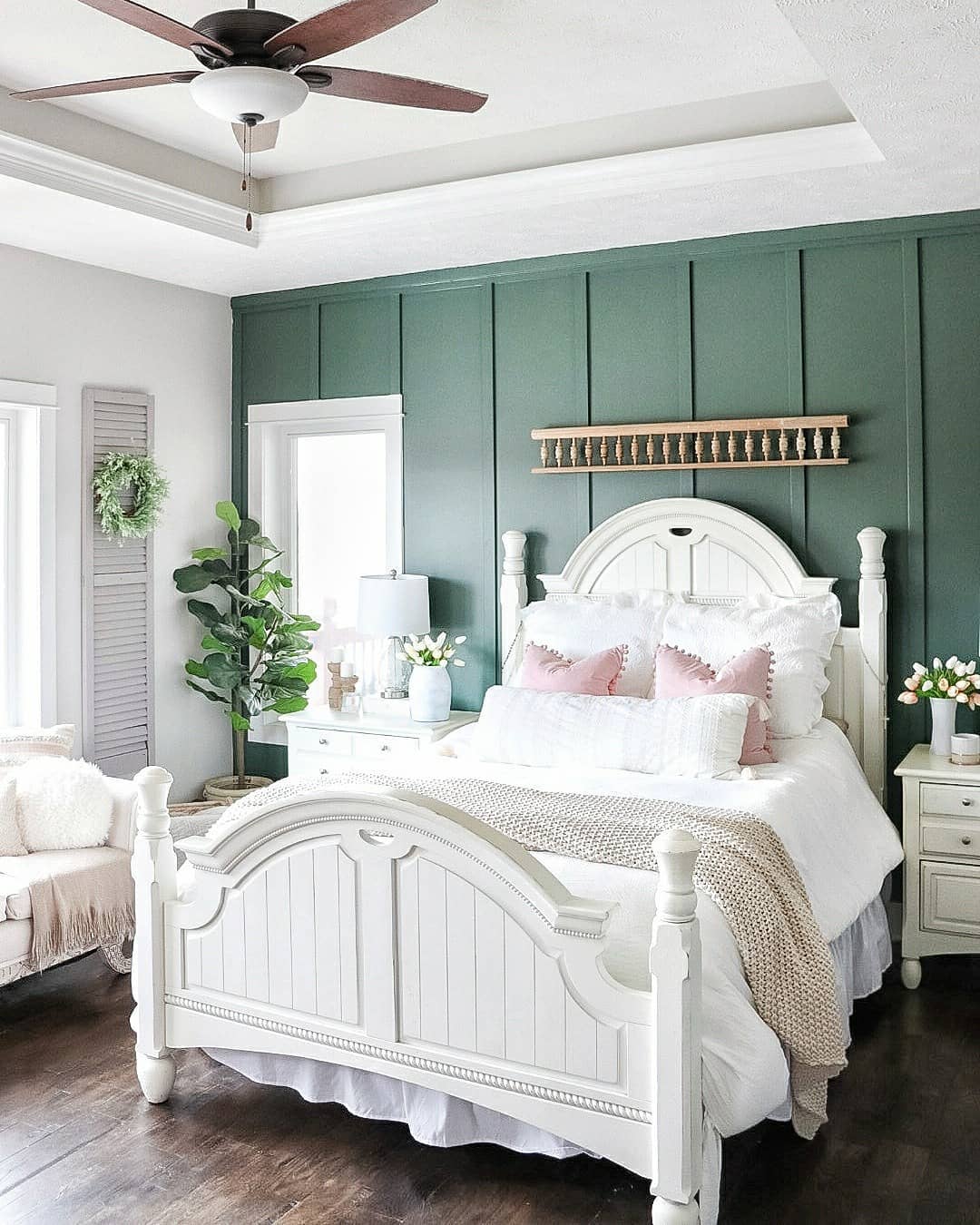  Bold White Bedroom with Farmhouse Charm