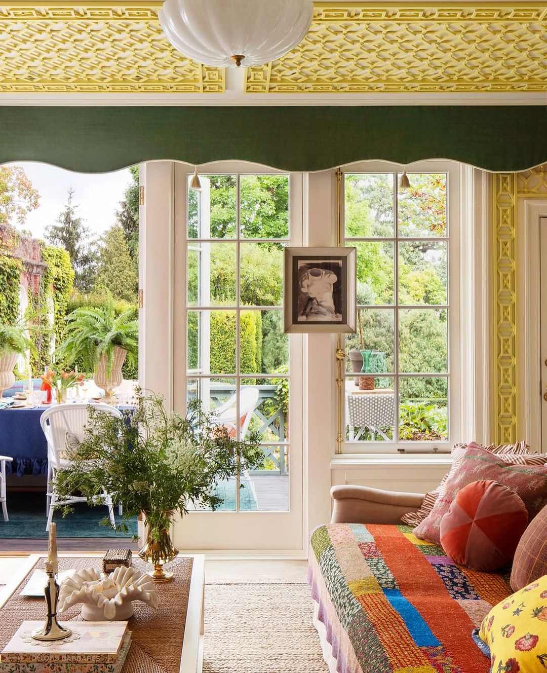 Eclectic Garden Sunroom Delight