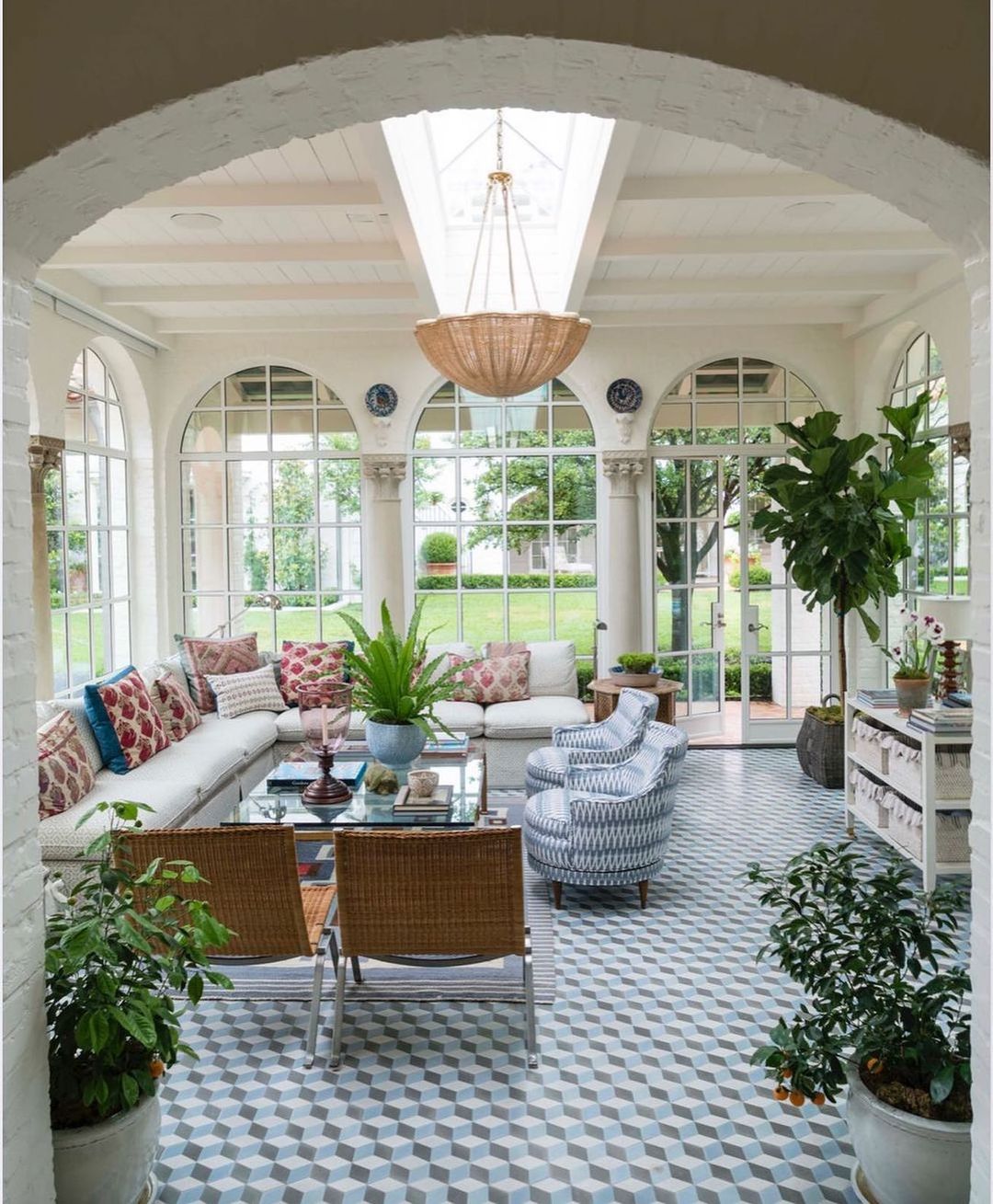 Sunroom Serenity with a Modern Twist