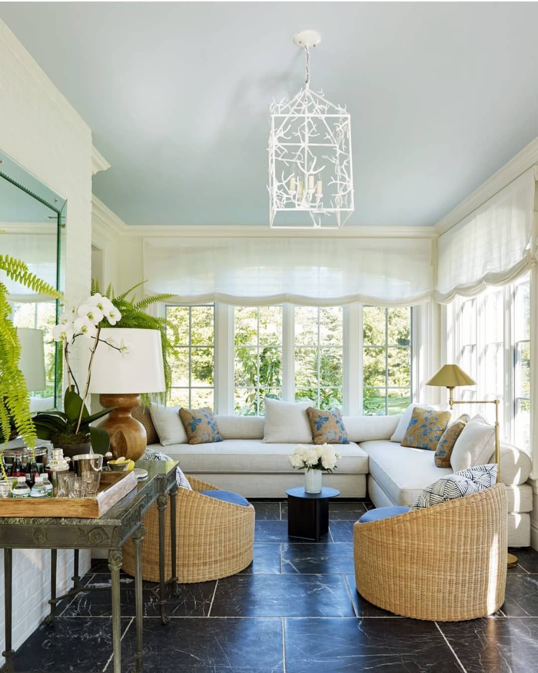 Chic and Cozy Sunroom