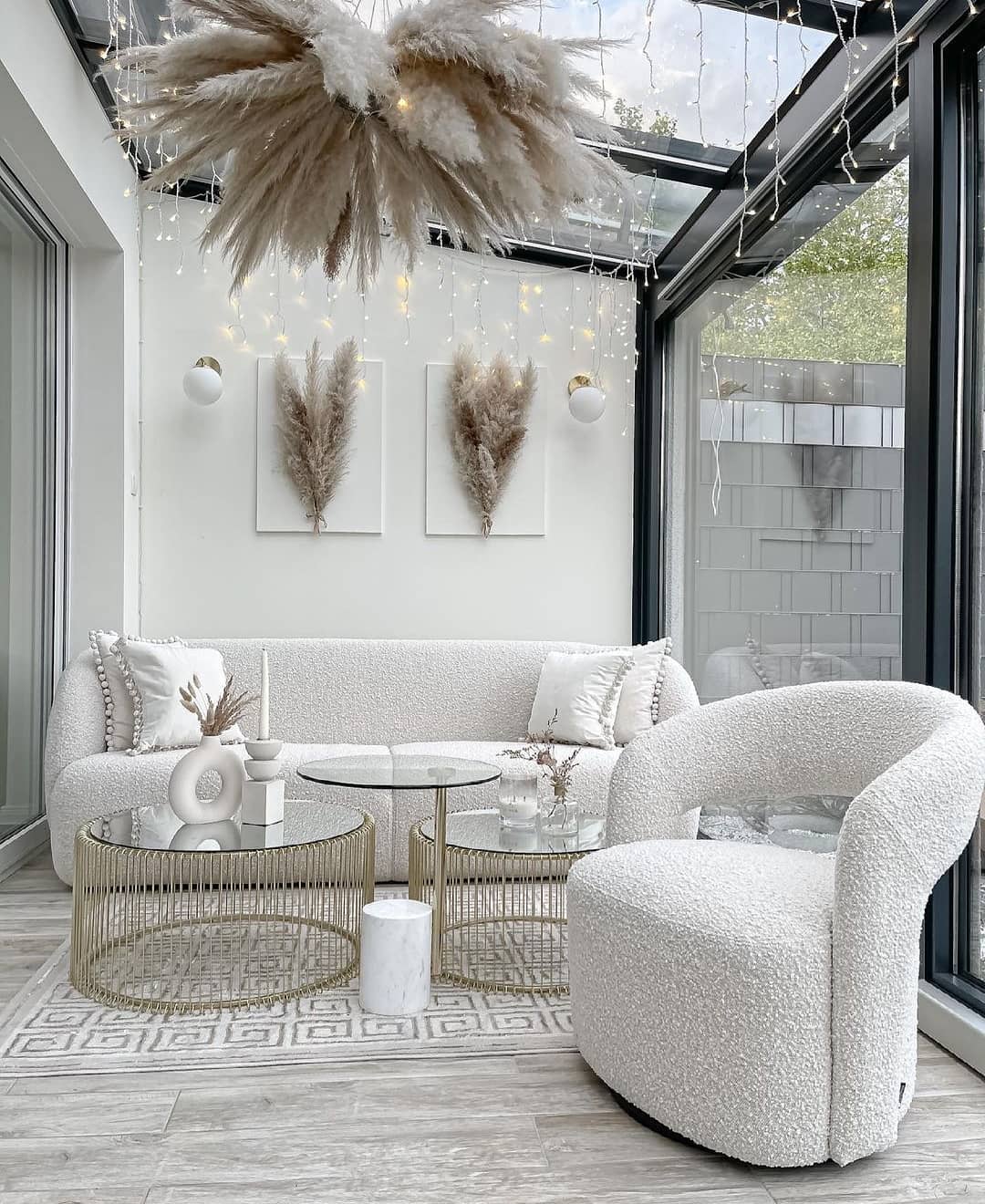 Cozy Chic Sunroom Vibes