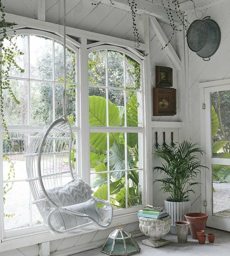 Boho Garden Sunroom Nook