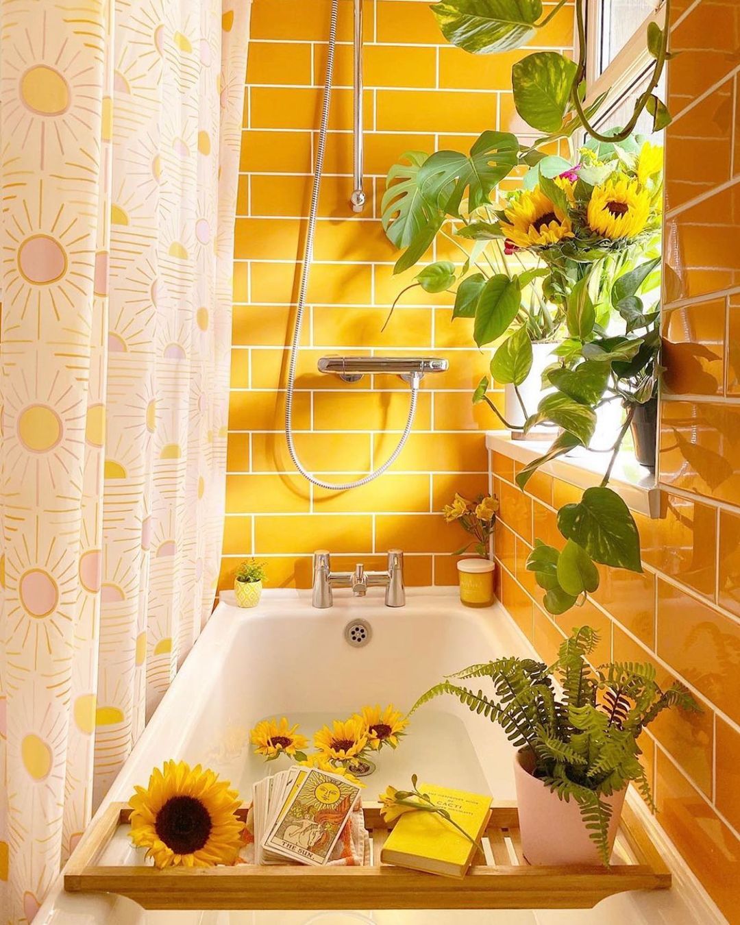 Bright Yellow Tiles For Happiness