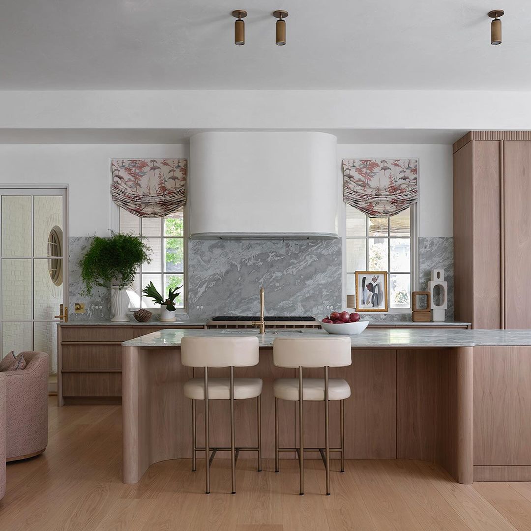 Muted Marble Paired With Blush Tones