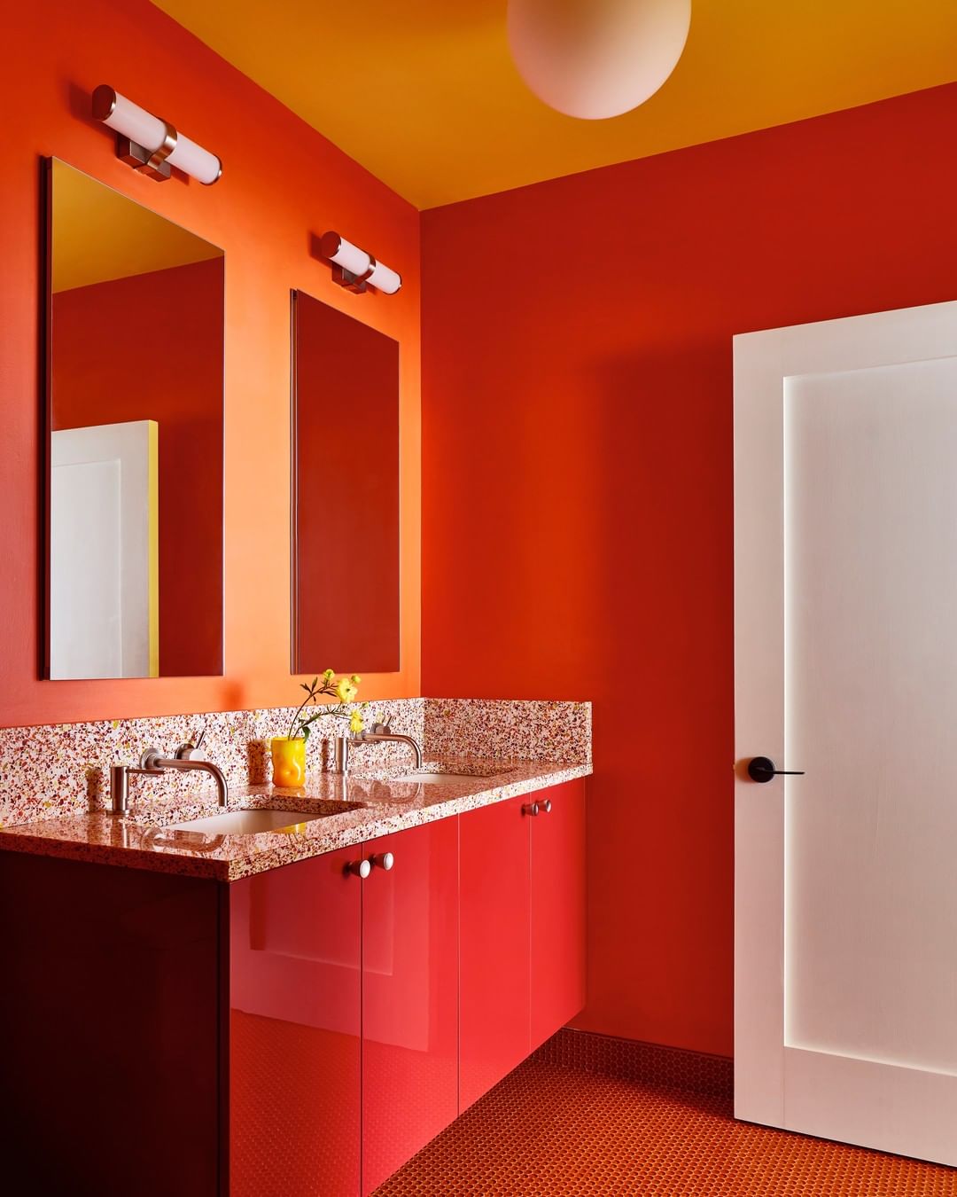 Vibrant Reds Meet Sleek Modernity