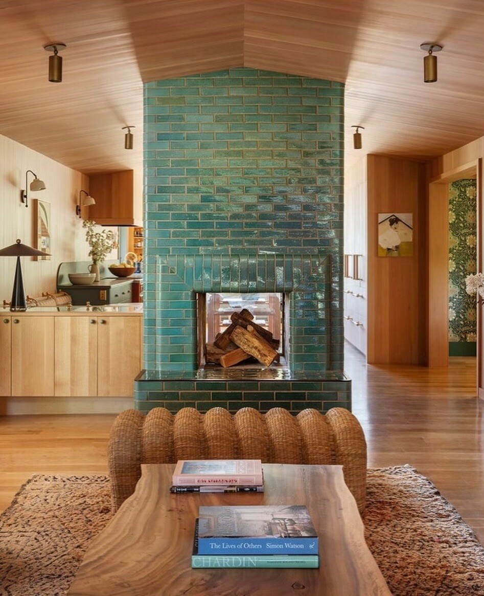 Bold Teal Tiles Steal The Spotlight