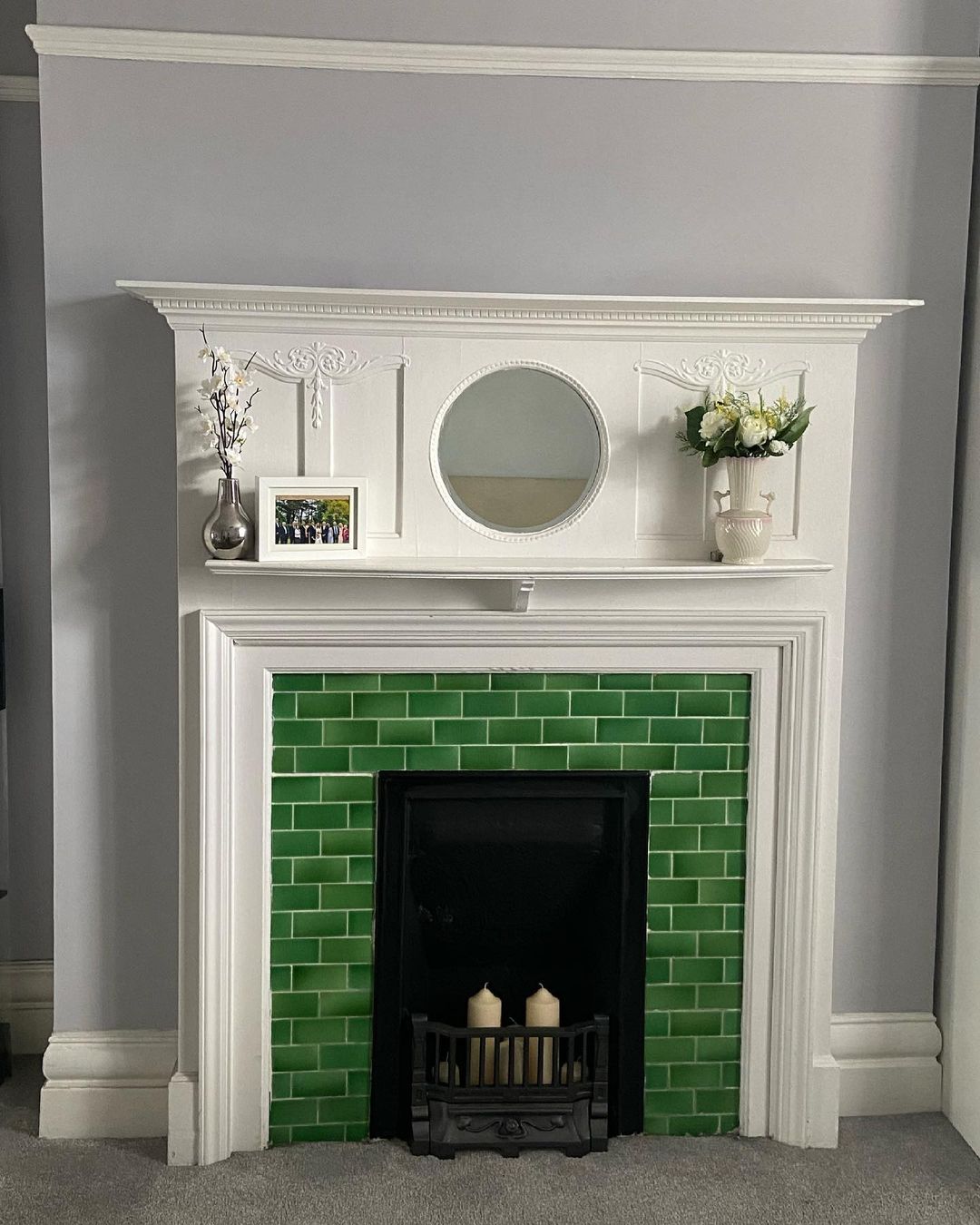 Bright Green Tiles For Fresh Twist