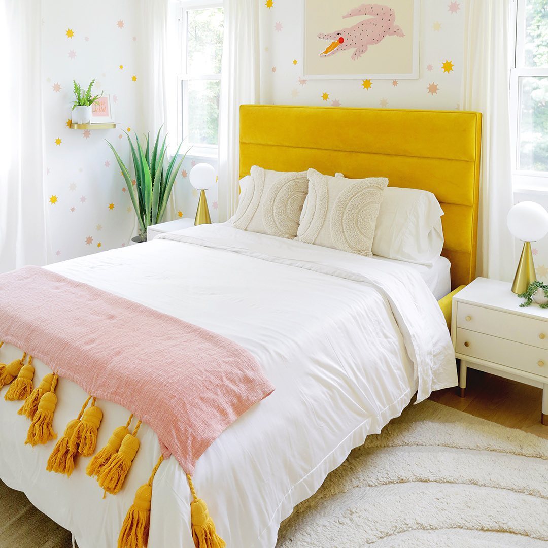 Playful Whimsy With Bright Yellow Accents