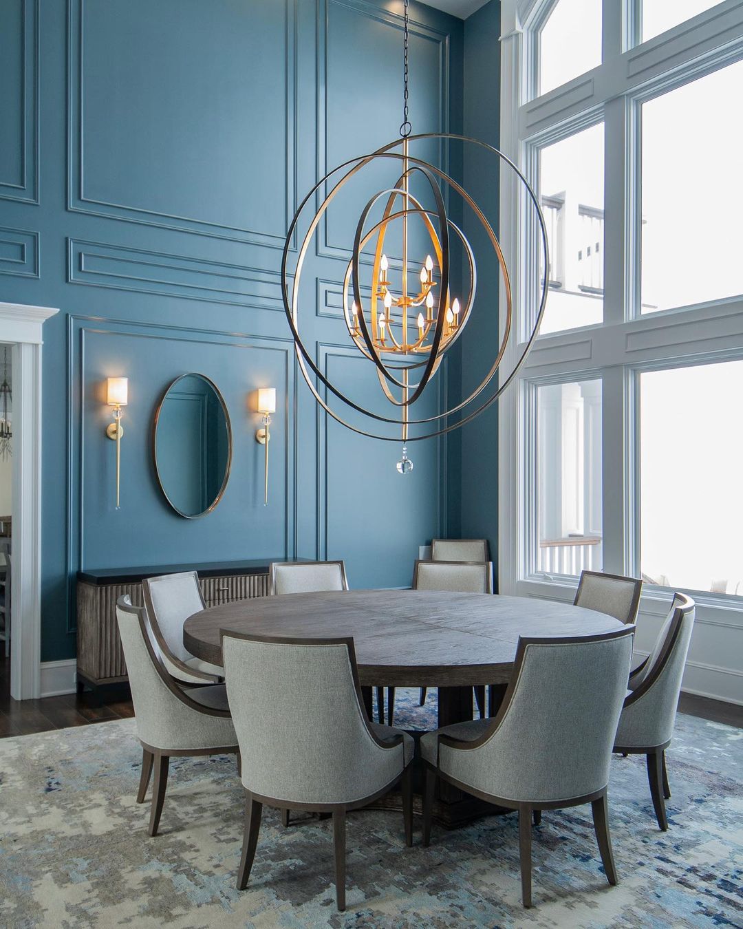 Bold Teal With Modern Grandeur