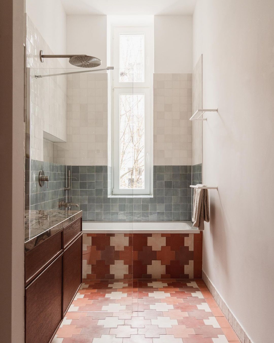 Mediterranean Charm With Earthy Tiles