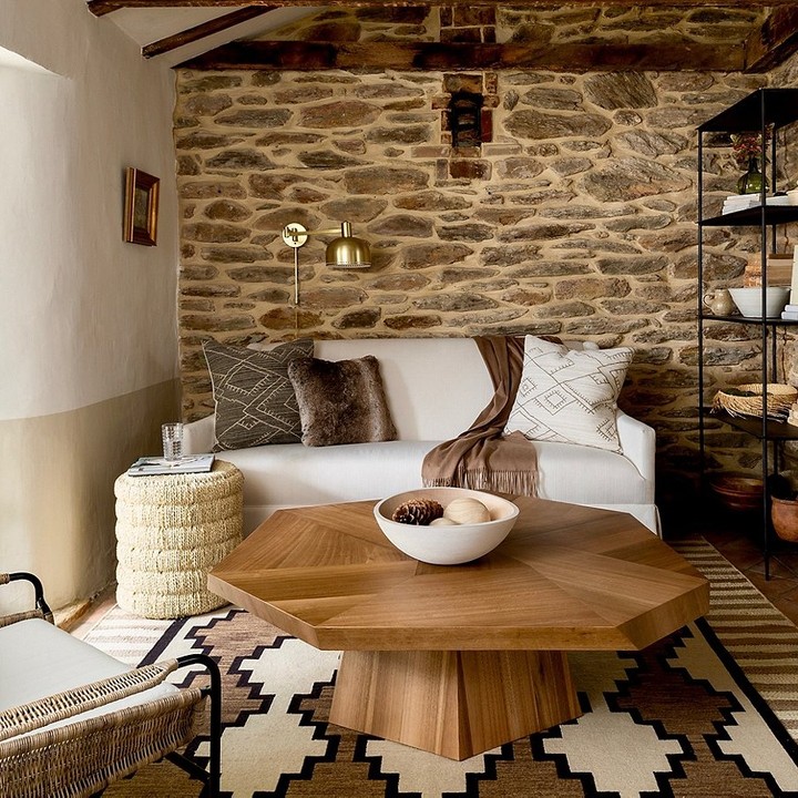 Rustic Charm With Modern Geometry