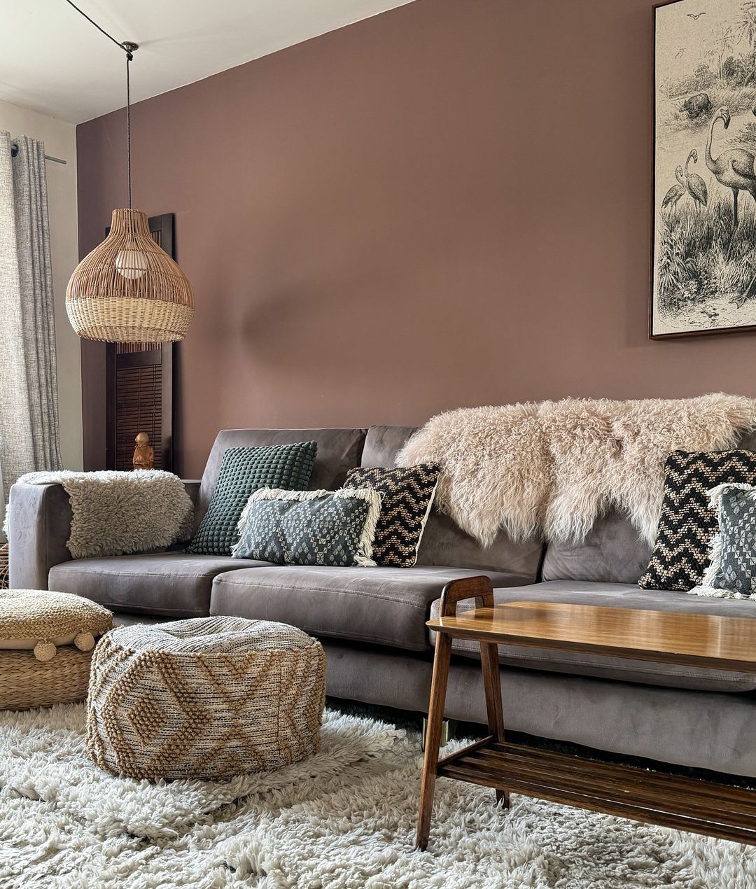 Warm Earth Tones With Cozy Textures