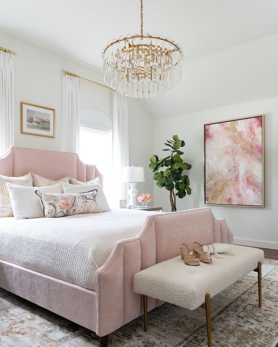 Feminine Elegance With Blush Accents