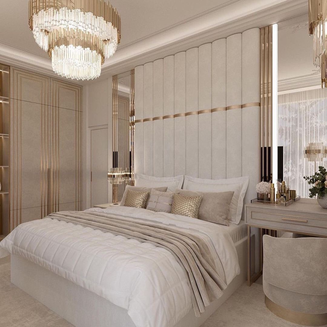 Gold Accents Elevate Neutral Luxury