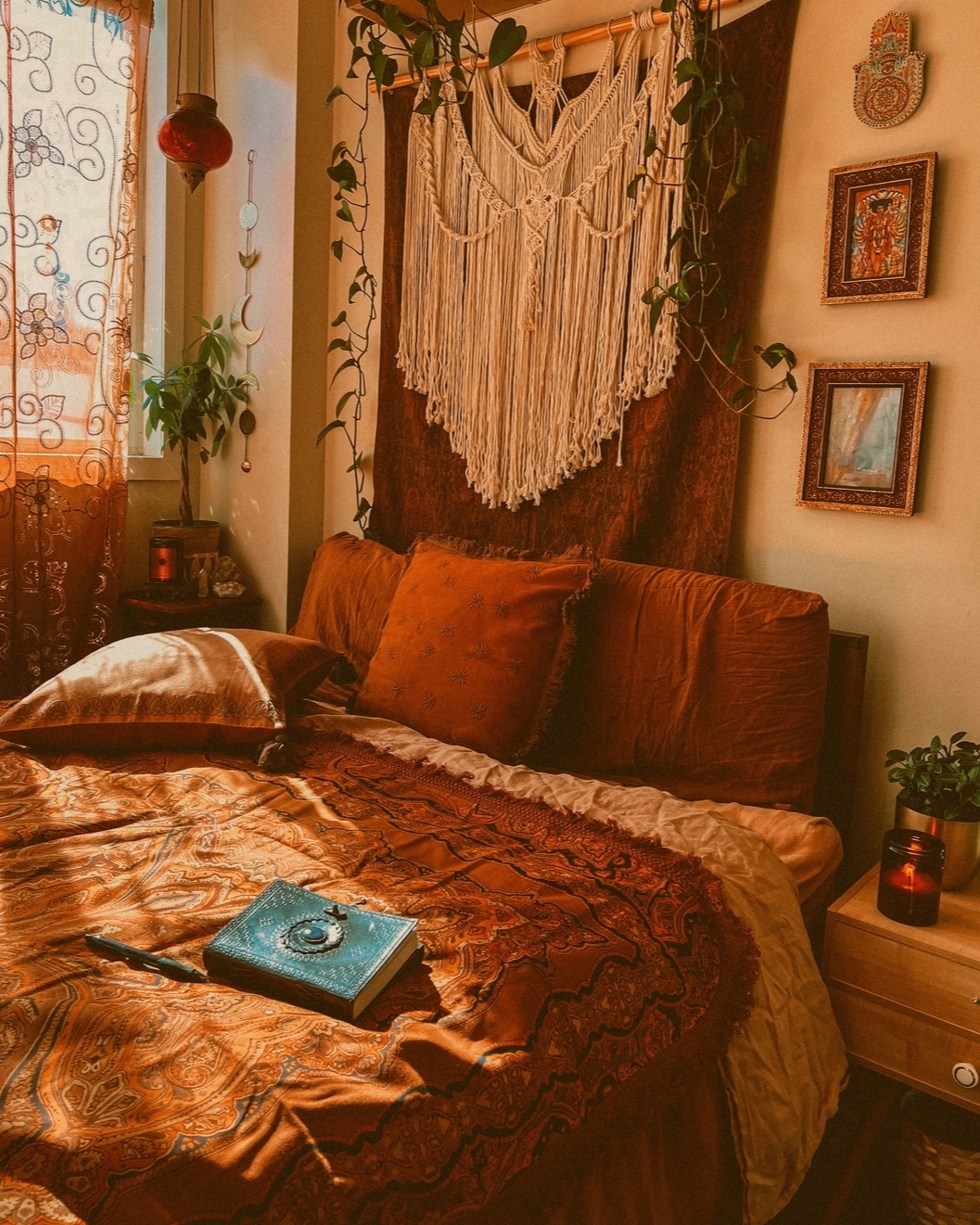 Earthy Boho Sanctuary with Mystical Vibes