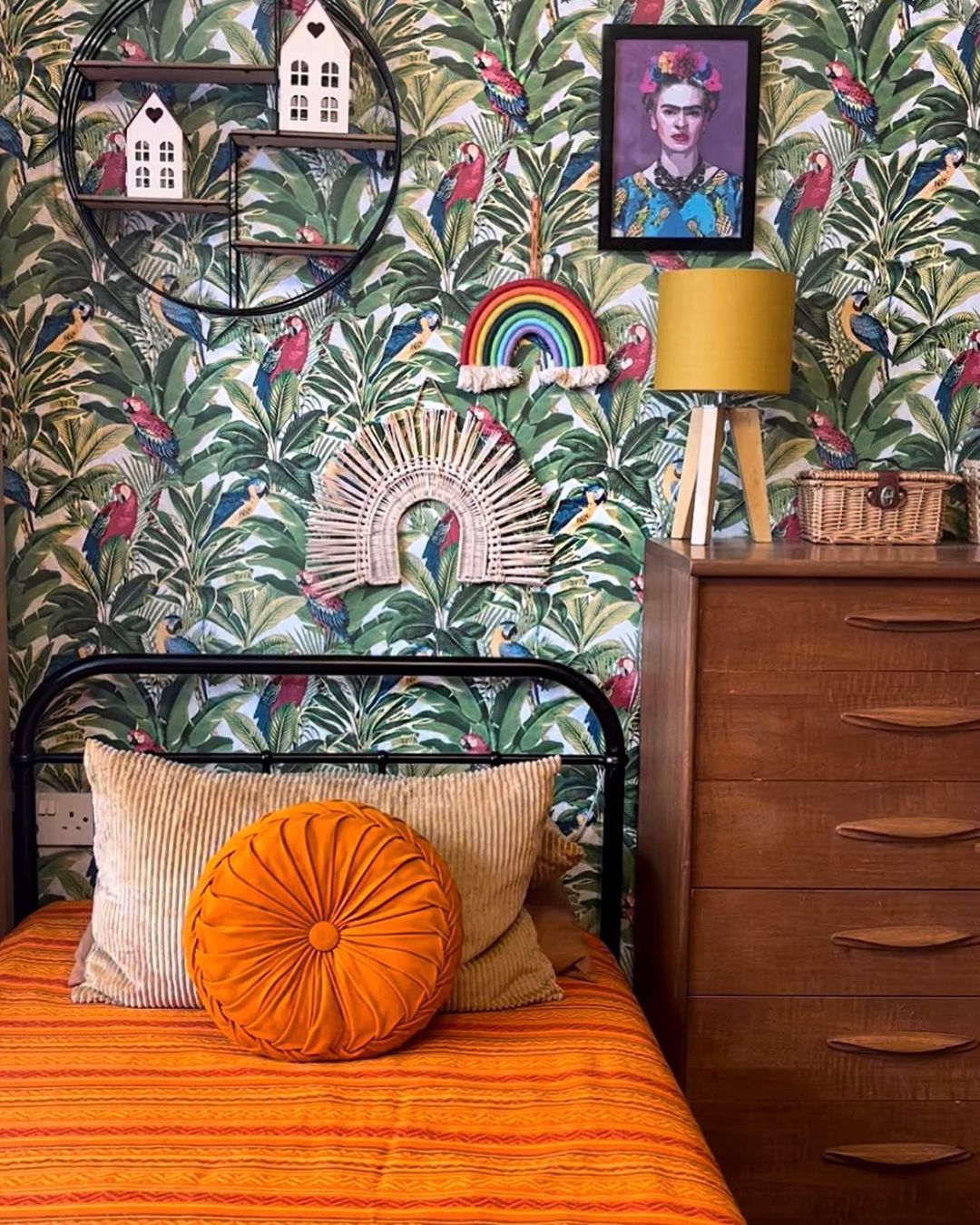 Tropical Flair Meets Retro Charm