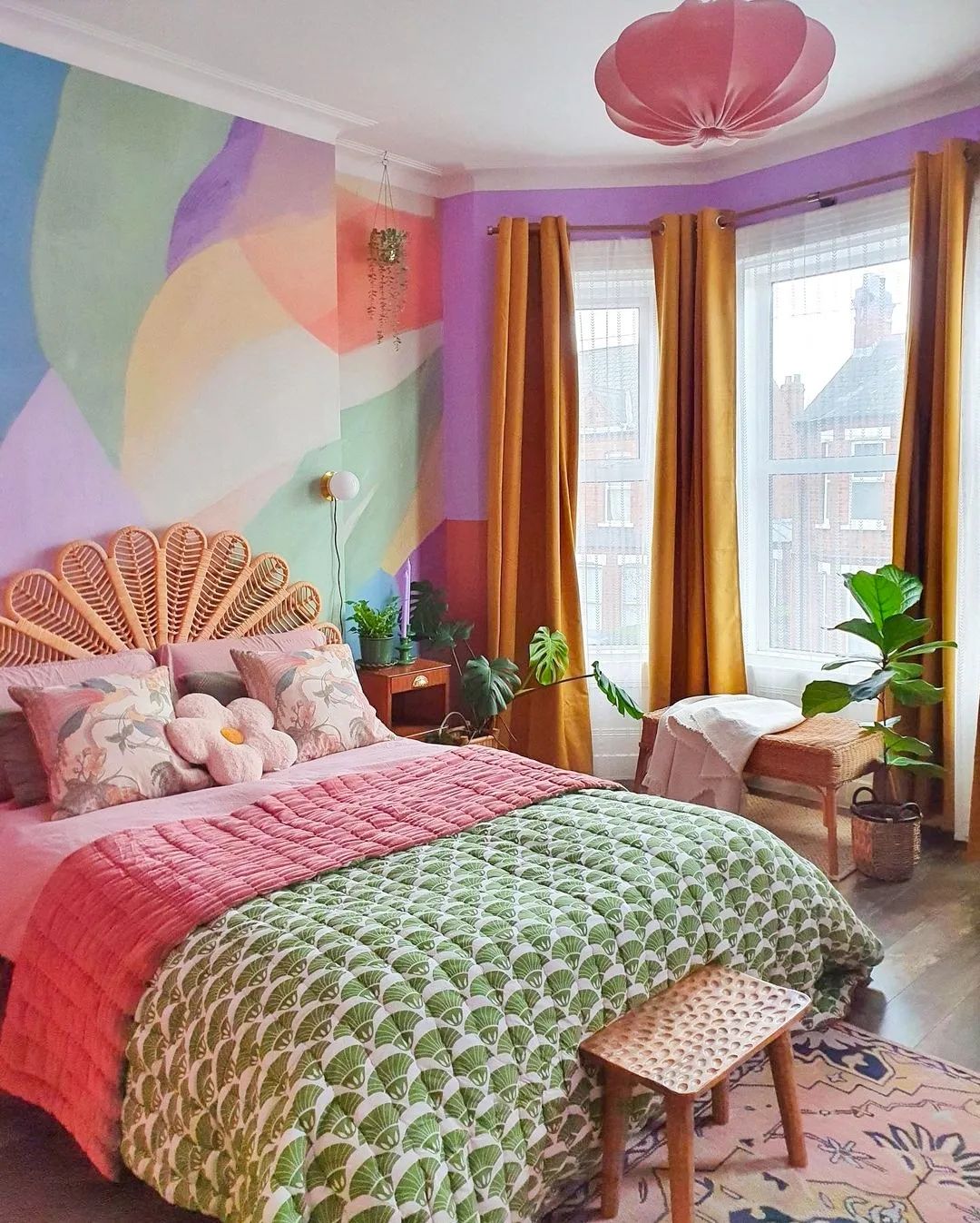 20. Whimsical Colors With Boho Charm