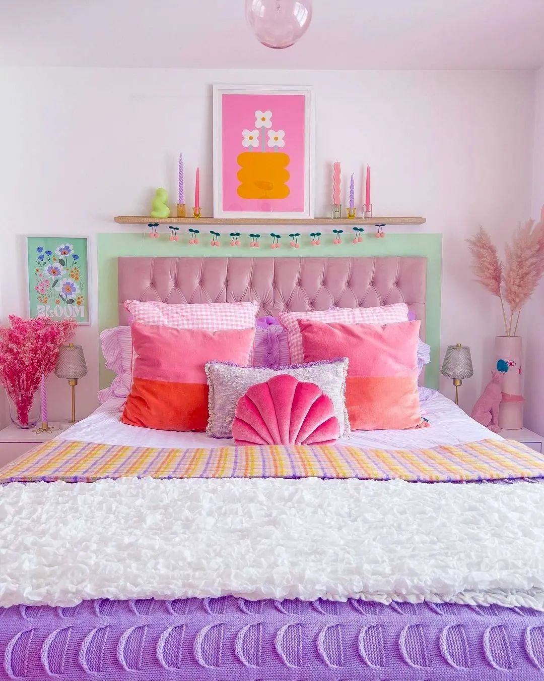 Pastel Pops For A Joyful Bedroom