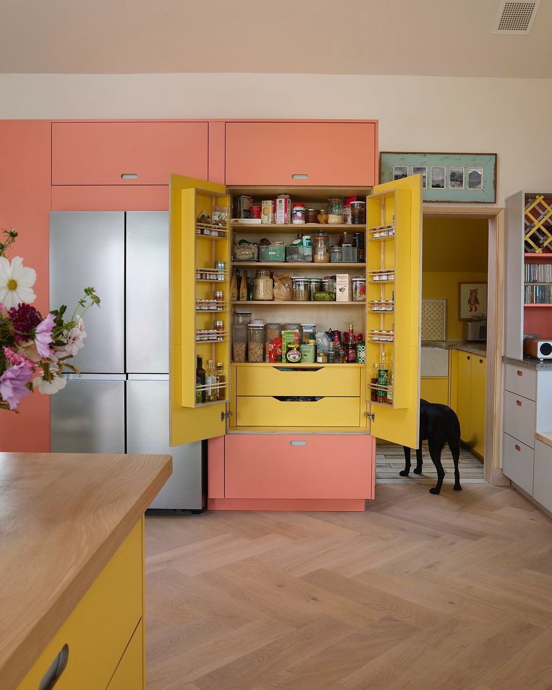 Colorful Pantry For Happy Storage