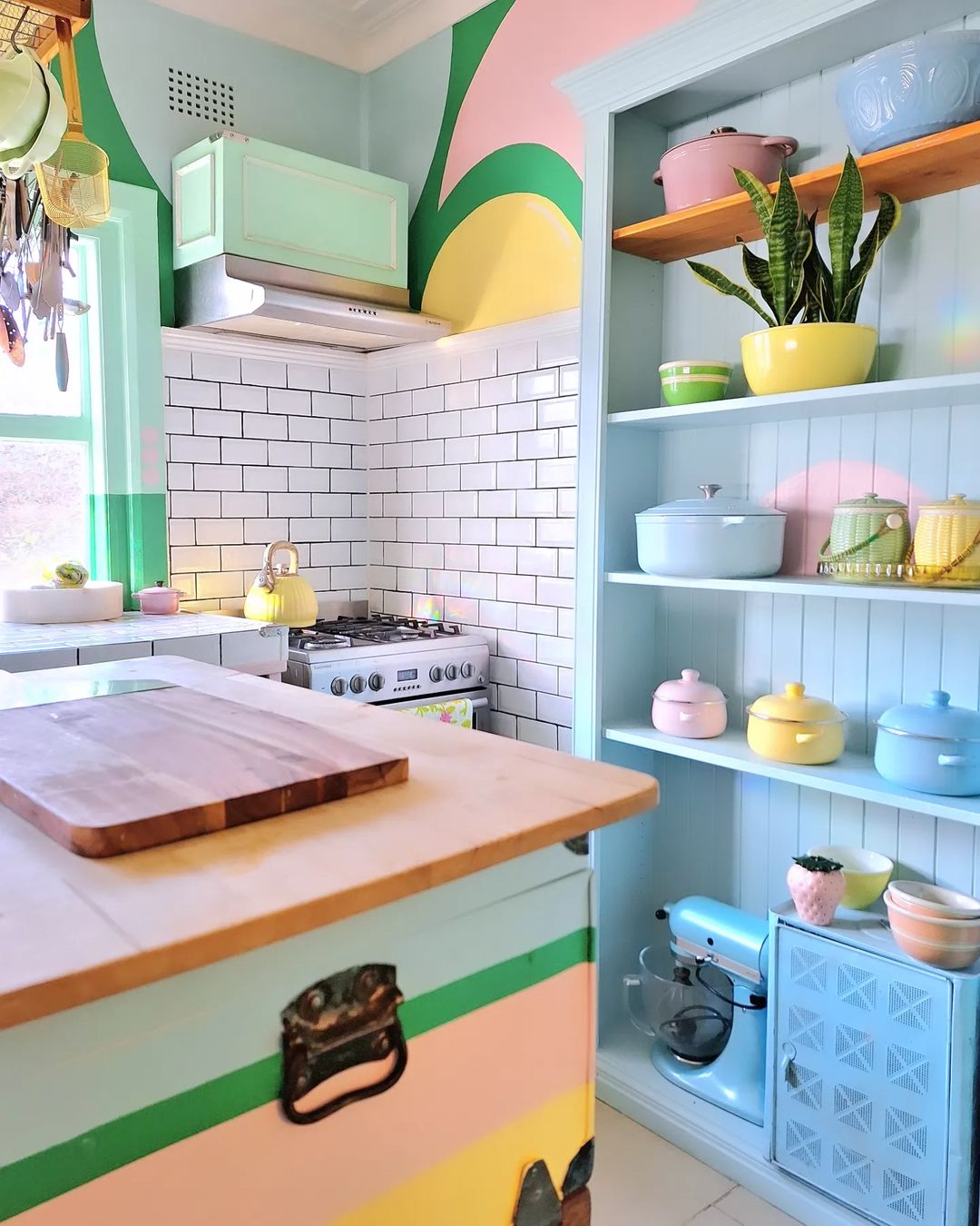 Playful Pastels For Kitchen Cheer