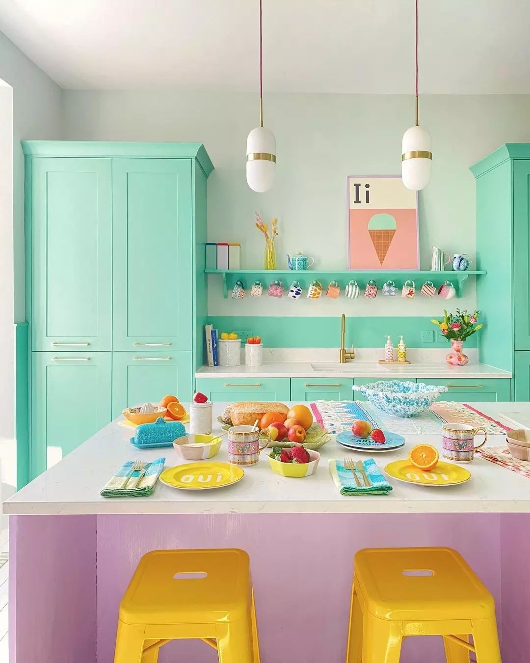 Playful Pastels With Sunny Accents