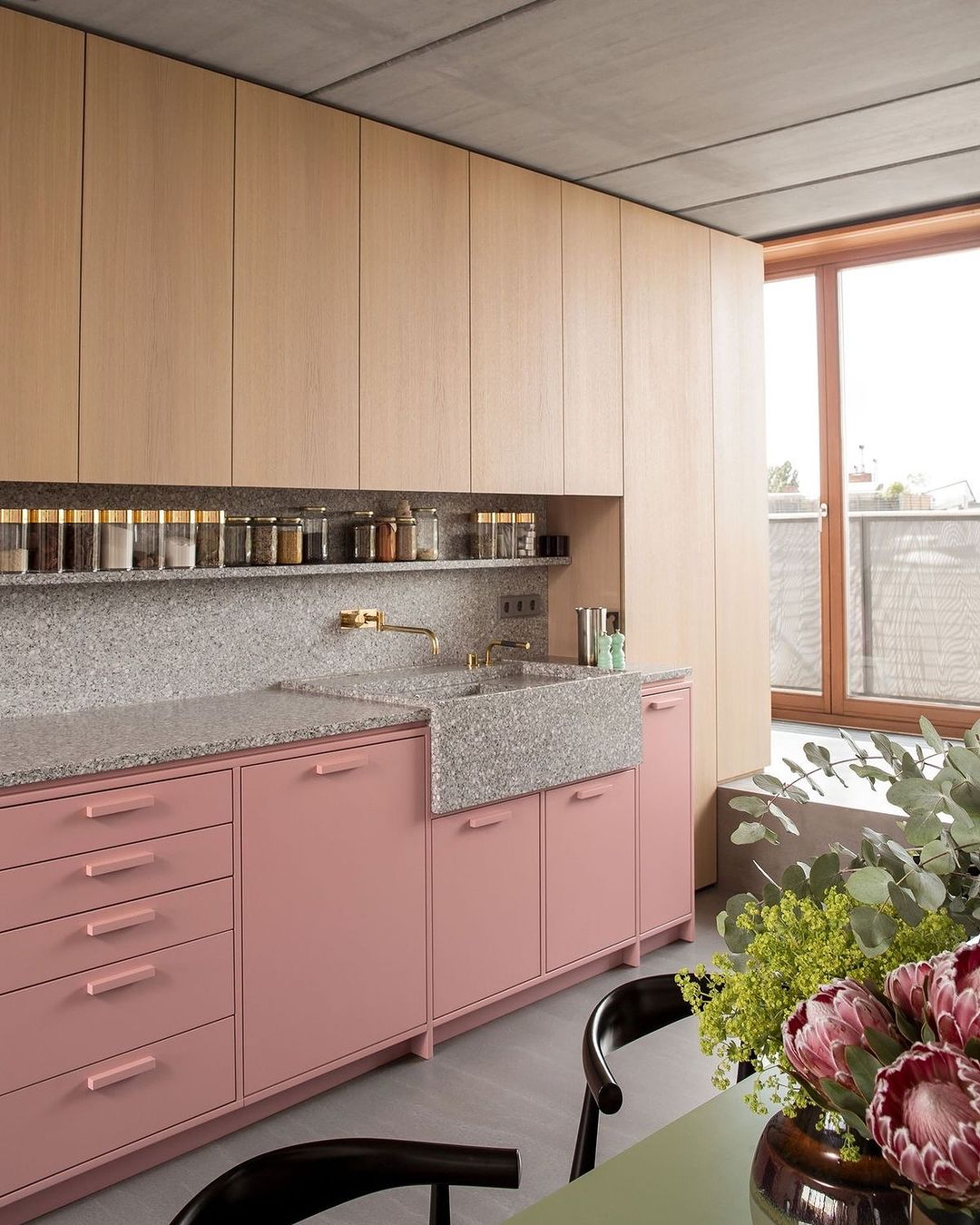 Modern Blush With Textured Terrazzo