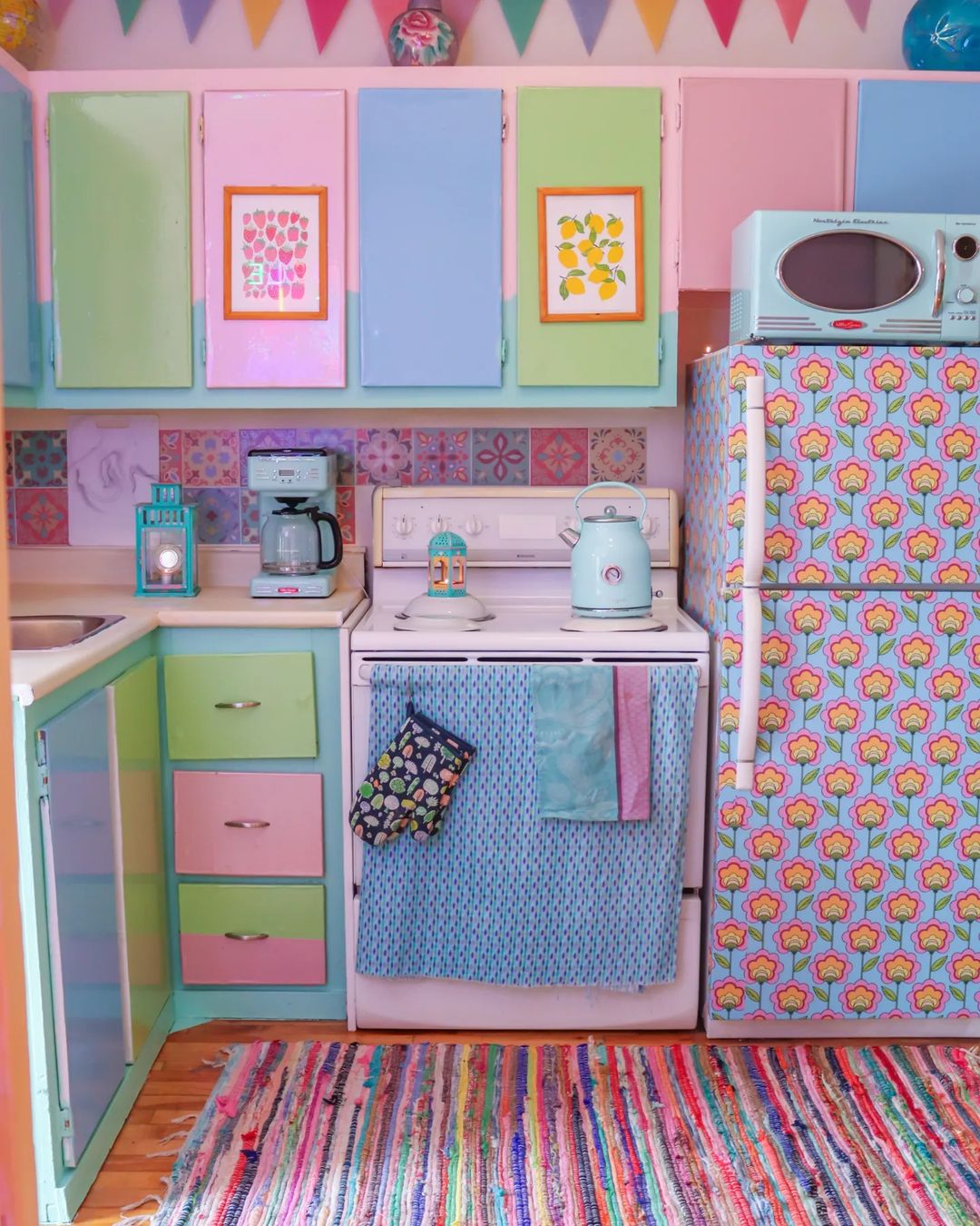 Whimsical Pastels With Retro Flair