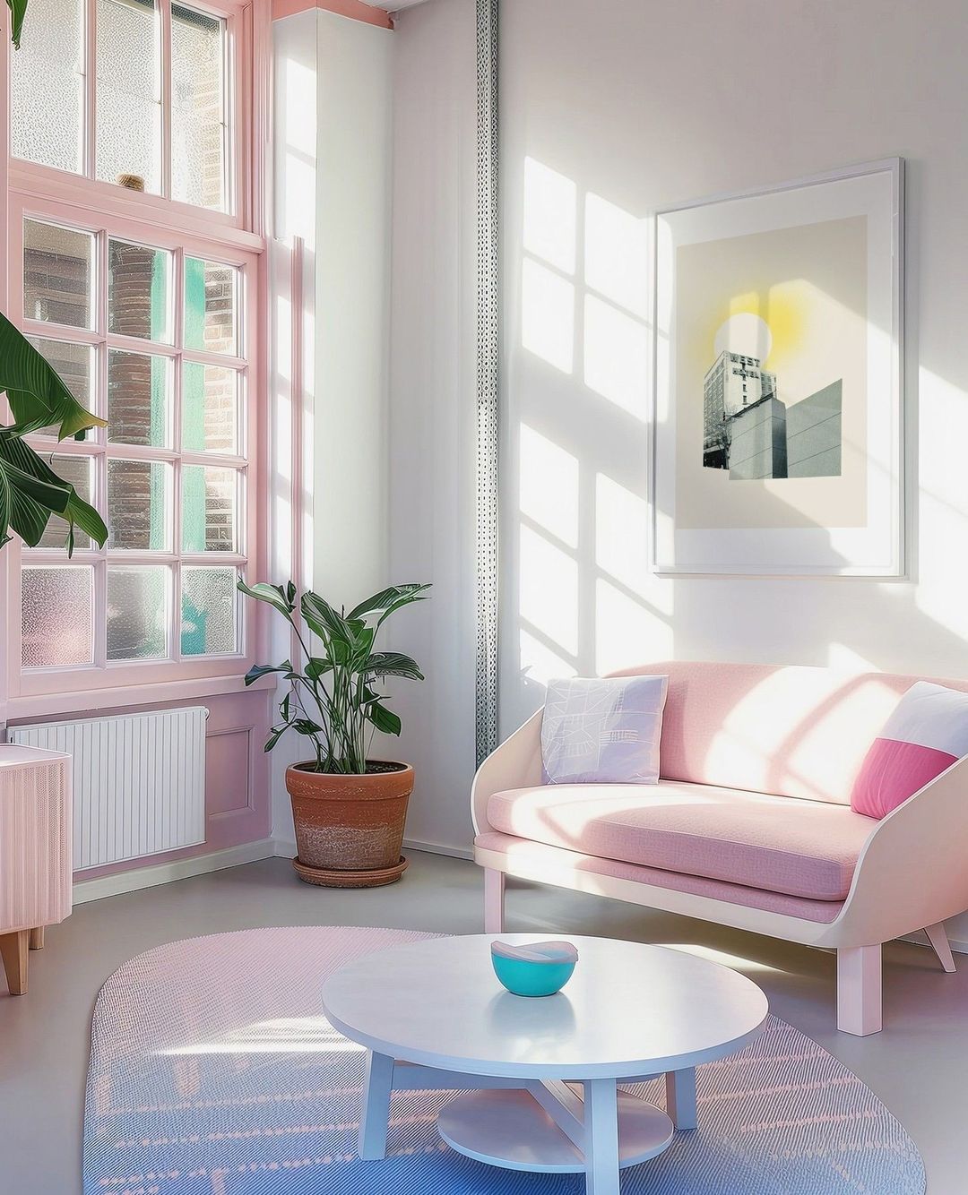 Light-Filled Pastels with Minimalist Charm