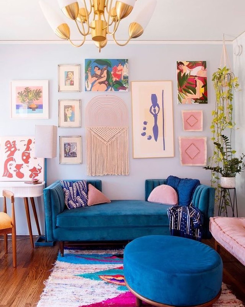 Pastel Walls With Bold Accents