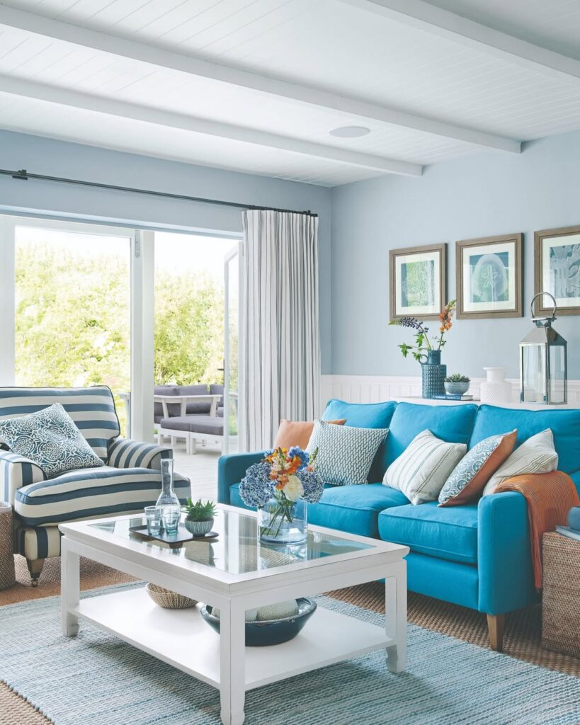 30 Modern And Classic Blue Living Room Decor Ideas